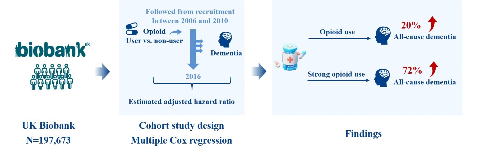 La consommation régulière d'opioïdes peut augmenter le risque de démence
