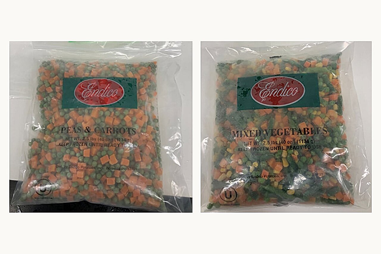 Légumes congelés rappelés dans six États sur les préoccupations de Listeria