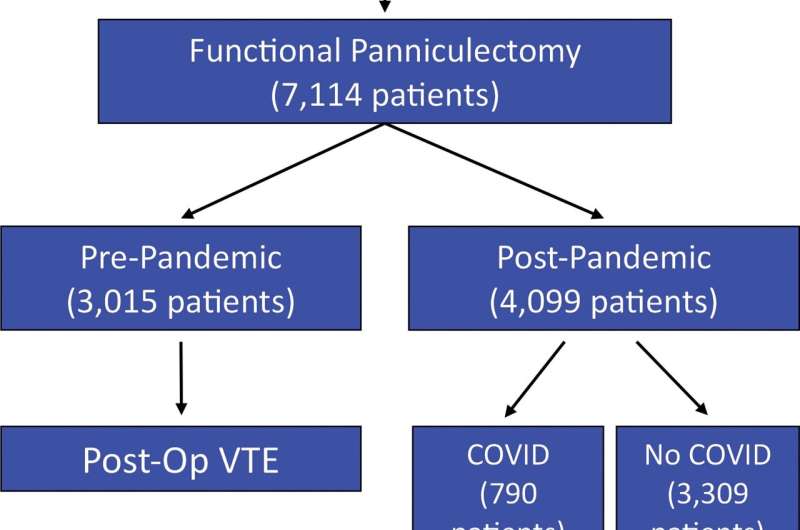 Le COVID peut augmenter le risque de caillots sanguins dangereux après une panniculectomie